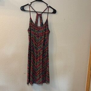 Patagonia Colorful Chevron Midi Dress